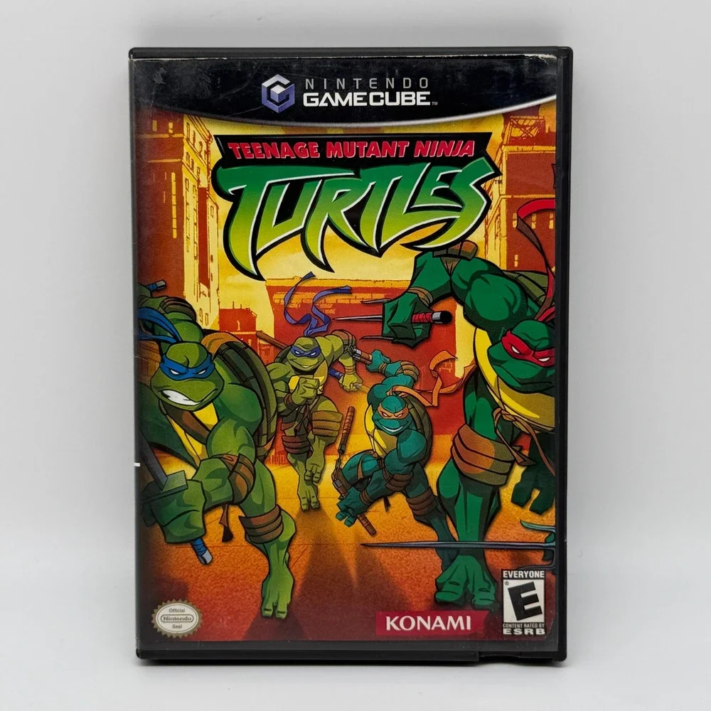 Konami Teenage Mutant Ninja Turtles GameCube‎ NTSC Black Multi Action Beat Em Up